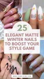 25 Stunning Matte Winter Nail Ideas To Elevate Your Style 3