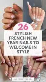 26 Chic French New Year Nail Ideas To Welcome The Year In Style 3