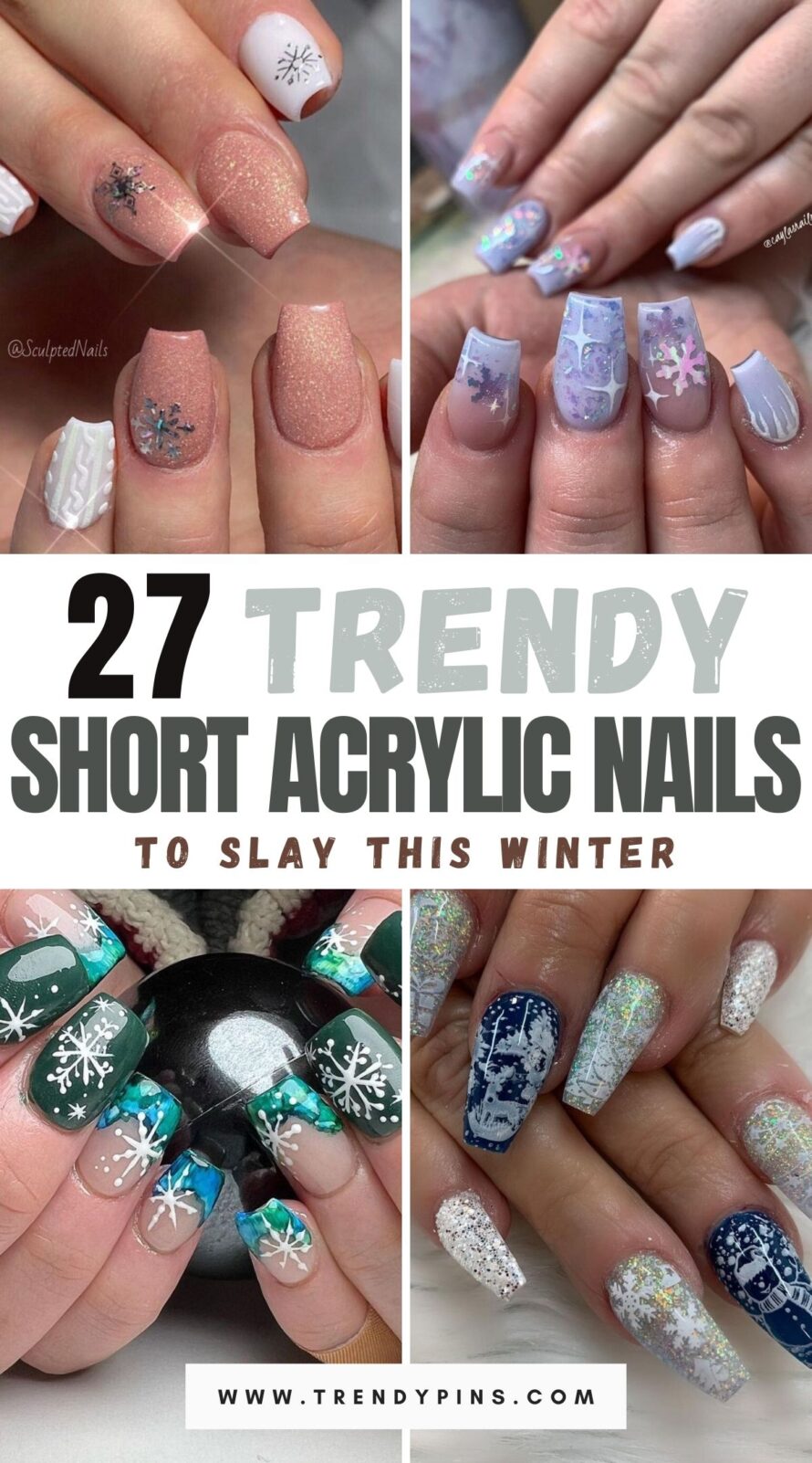 Trendy Short Acrylic Nail Ideas