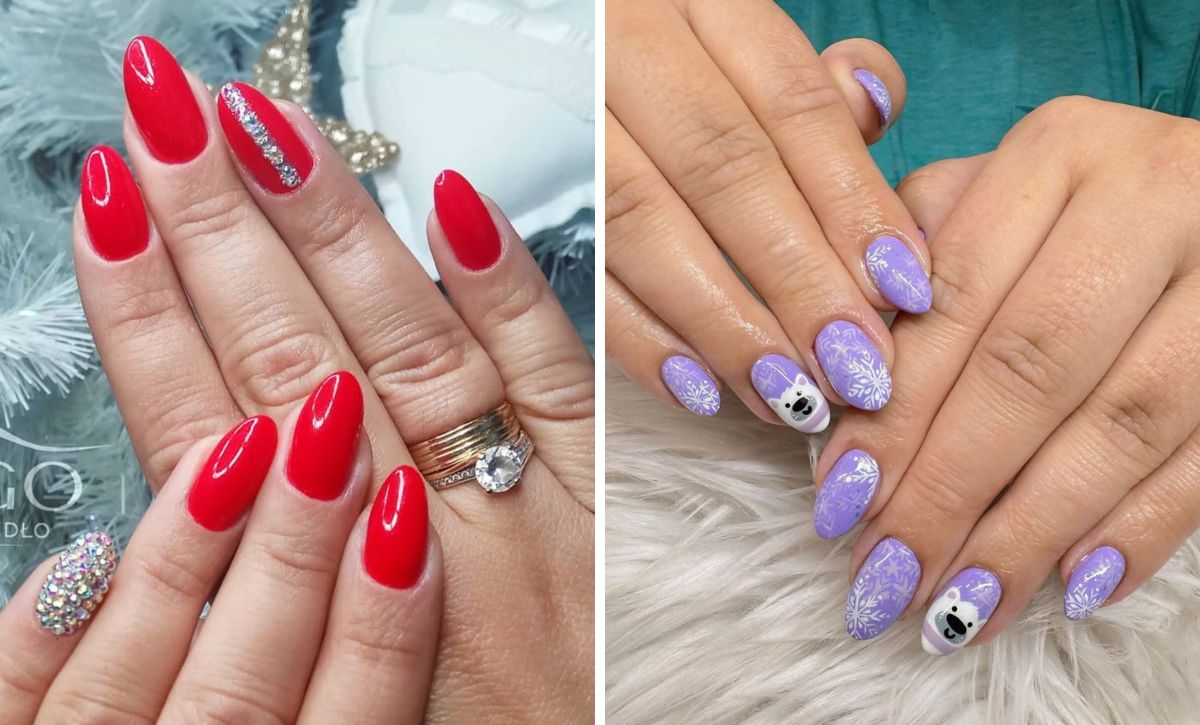 28 Stunning Short Red Nail Designs For A Festive New Year's Celebration