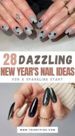 28 Glamorous New Years Nail Ideas To Sparkle Into The Next Year 2