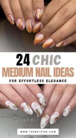 24 Ways To Embrace Elegance With Medium Nail Designs 2