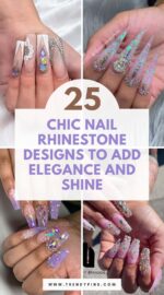 25 Dazzling Nail Rhinestone Designs To Add Sparkle And Charm To Your Look 3