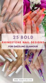 25 Dazzling Nail Rhinestone Designs To Add Sparkle And Charm To Your Look 4