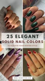 25 Gorgeous Solid Color Nail Ideas To Rock This Winter 3