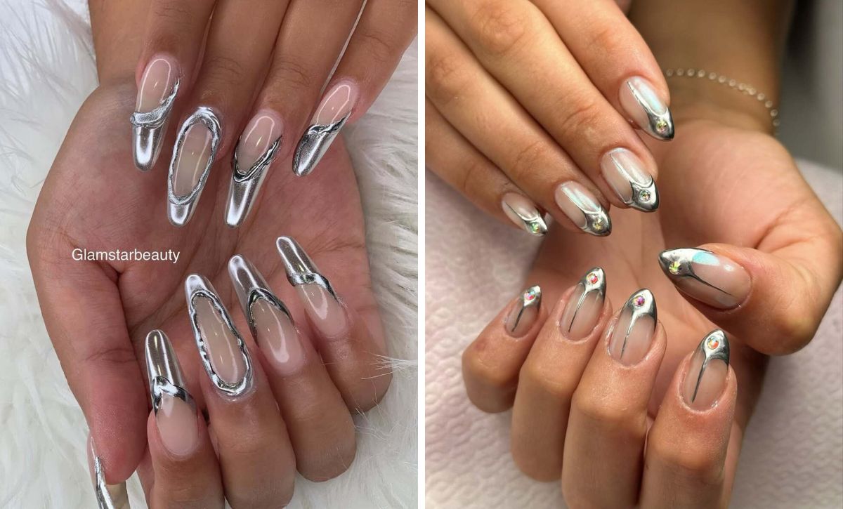 26 Spectacular Silver Nail Design Ideas For A Dazzling Look