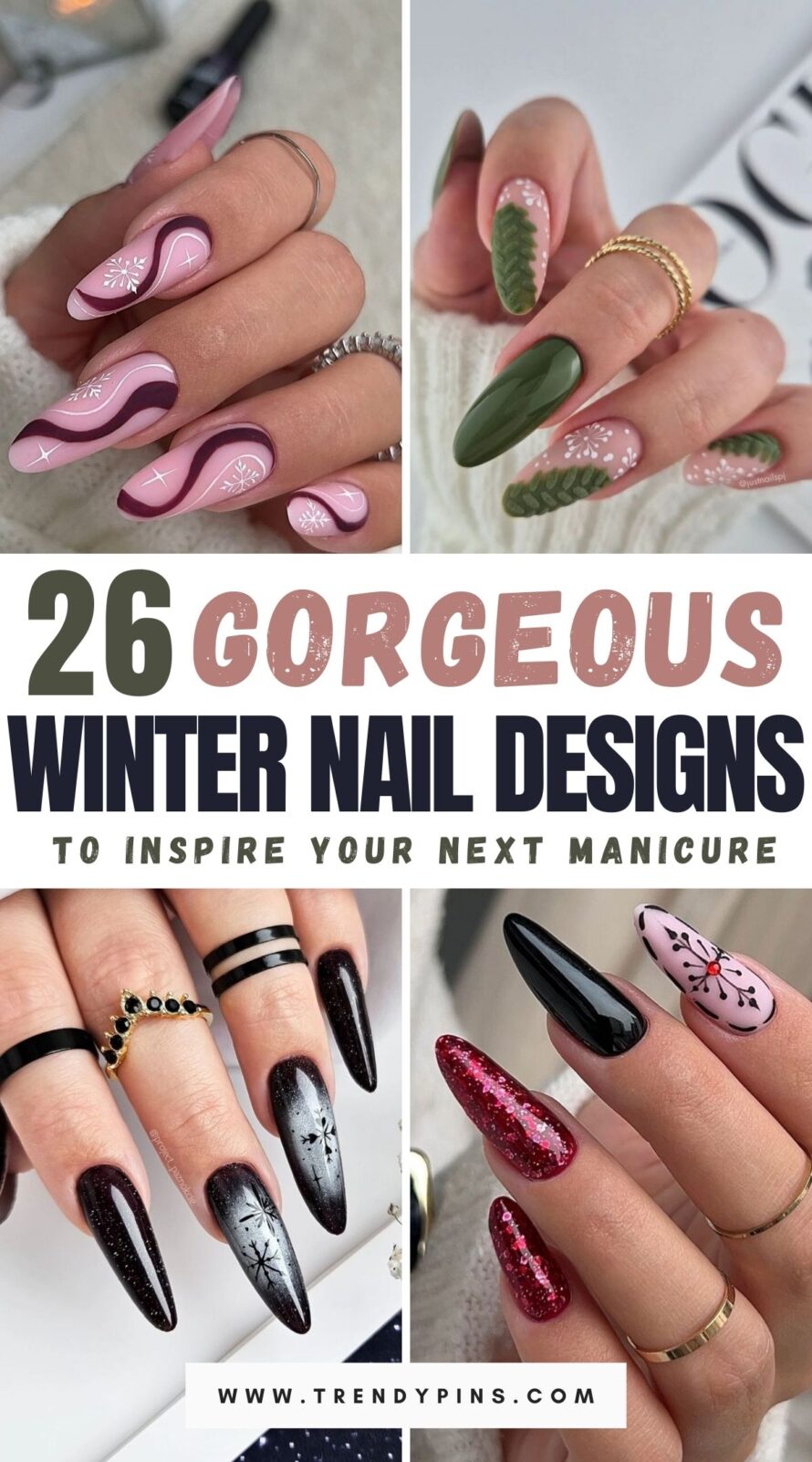 Gorgeous Winter Nail Designs