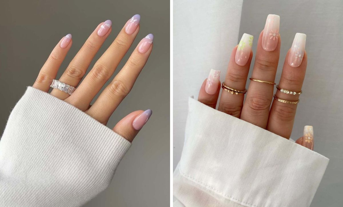 27 Elegant French Tip Nails For Spring From Ombré To Colorful Variations