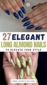 27 Exquisite Long Almond Nail Design Ideas For Unmatched Elegance And Glamour 2