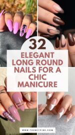 32 Stunning Long Round Nail Designs To Inspire Your Next Manicure 3