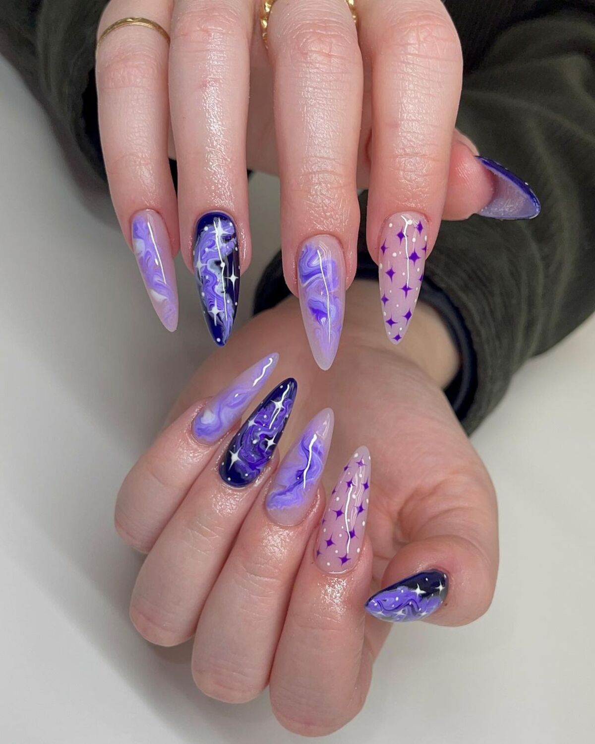 17. Celestial Lavender and Starry Night