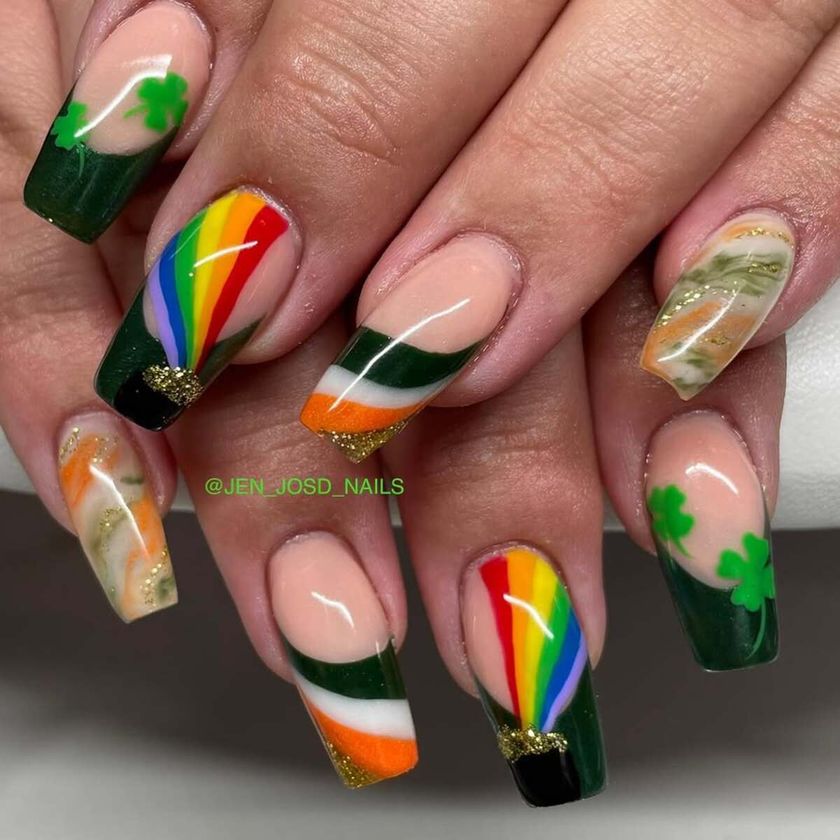 21. Rainbow and Shamrocks with an Irish Twist