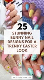 25 Chic Easter Nail Ideas With Bunny Designs And Pastel Colors For 2025 3