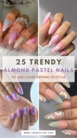 25 Fresh Almond Spring Nail Ideas With Pastel Colors To Start The Year Right 4